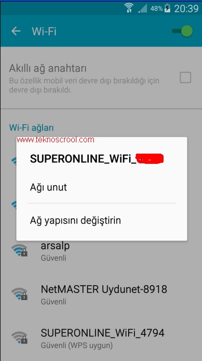 1- Samsung DNS değiştirme nasıl yapılır